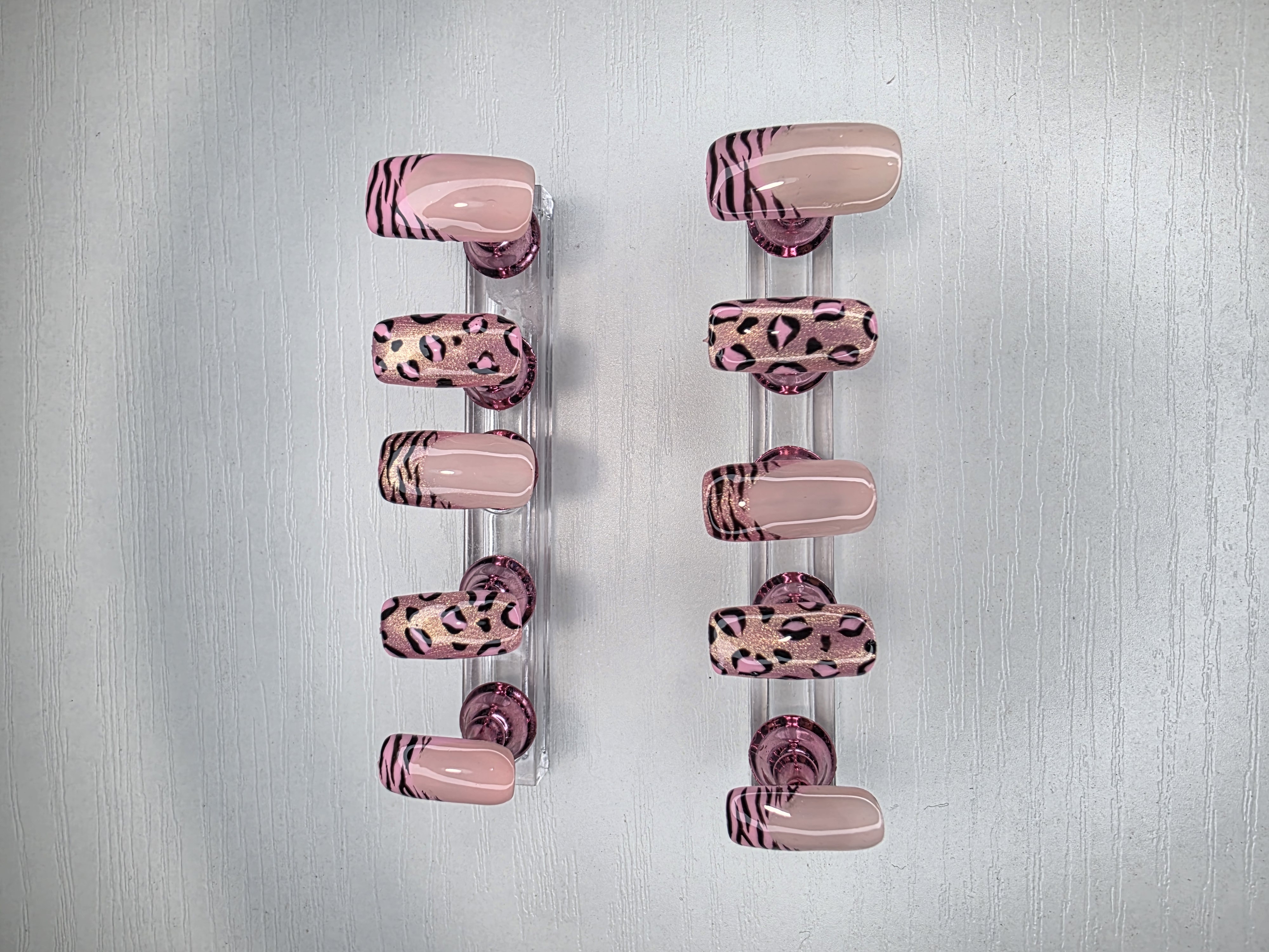 pink nails